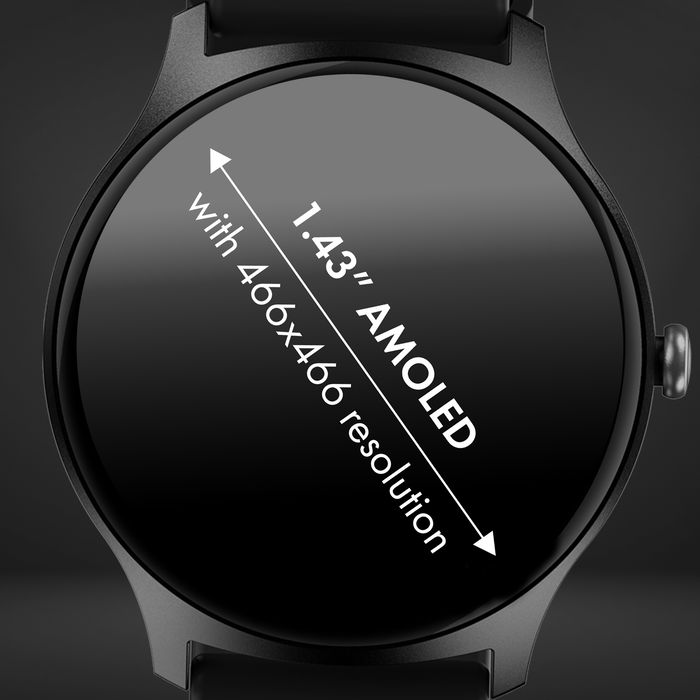 Denver smartwatch - Android iOS - Volledige Belfunctie - Amoled Display - Sporthorloge - Hartslagmeter - Saturatiemeter - Slaapmonitor - SWC387