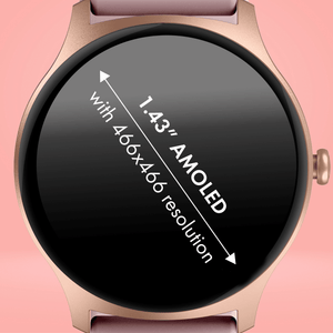 Denver smartwatch - Android iOS - Volledige Belfunctie - Amoled Display - Sporthorloge - Hartslagmeter - Saturatiemeter - Slaapmonitor - SWC387