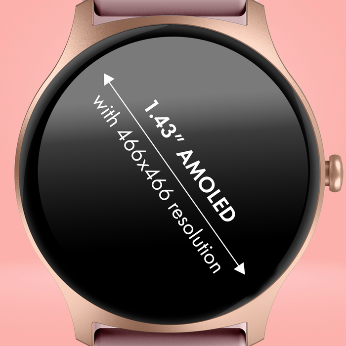 Denver smartwatch - Android iOS - Volledige Belfunctie - Amoled Display - Sporthorloge - Hartslagmeter - Saturatiemeter - Slaapmonitor - SWC387