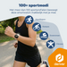 Denver Smartwatch - AMOLED - Hartslagmeter - Saturatiemeter - 100 sportmodi - Milanese bandje - Android iOS - SWC394
