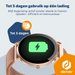 Denver Smartwatch - AMOLED - Hartslagmeter - Saturatiemeter - 100 sportmodi - Milanese bandje - Android iOS - SWC394