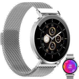 Denver Smartwatch - AMOLED - Hartslagmeter - Saturatiemeter - 100 sportmodi - Milanese bandje - Android iOS - SWC394
