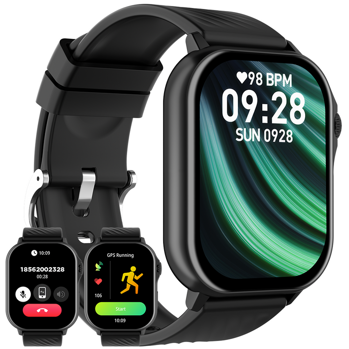 Denver Smartwatch - Hartslagmeter - 100 sportmodi - Saturatiemeter - Volledig Belfunctie - SWG159