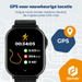 Denver Smartwatch - Hartslagmeter - 100 sportmodi - Saturatiemeter - Volledig Belfunctie - SWG159