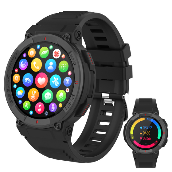 Denver Smartwatch - Android iOS - GPS - Volledige Belfunctie - Sporthorloge - Hartslagmeter - Saturatiemeter - Slaapmonitor - SWG339 - Denvershop