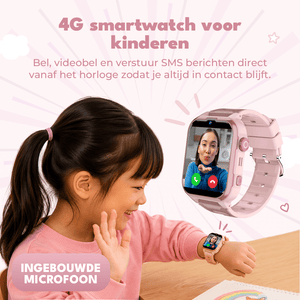 Denver Kindersmartwatch met GPS - Videobellen/SMS - SOS-knop - 4G - GPS Tracker - Simkaart - SWGL149