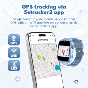 Denver Kindersmartwatch met GPS - Videobellen/SMS - SOS-knop - 4G - GPS Tracker - Simkaart - SWGL149