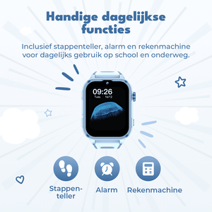 Denver Kindersmartwatch met GPS - Videobellen/SMS - SOS-knop - 4G - GPS Tracker - Simkaart - SWGL149