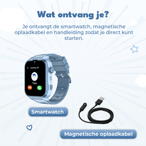 Denver Kindersmartwatch met GPS - Videobellen/SMS - SOS-knop - 4G - GPS Tracker - Simkaart - SWGL149