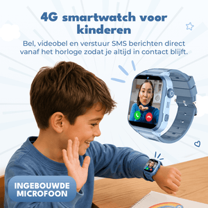 Denver Kindersmartwatch met GPS - Videobellen/SMS - SOS-knop - 4G - GPS Tracker - Simkaart - SWGL149