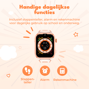 Denver Kindersmartwatch met GPS - Videobellen/SMS - SOS-knop - 4G - GPS Tracker - Simkaart - SWGL149