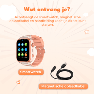 Denver Kindersmartwatch met GPS - Videobellen/SMS - SOS-knop - 4G - GPS Tracker - Simkaart - SWGL149