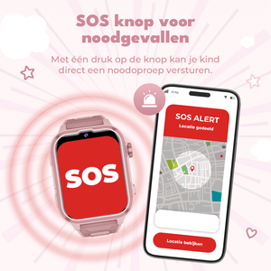 Denver Kindersmartwatch met GPS - Videobellen/SMS - SOS-knop - 4G - GPS Tracker - Simkaart - SWGL149