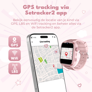 Denver Kindersmartwatch met GPS - Videobellen/SMS - SOS-knop - 4G - GPS Tracker - Simkaart - SWGL149