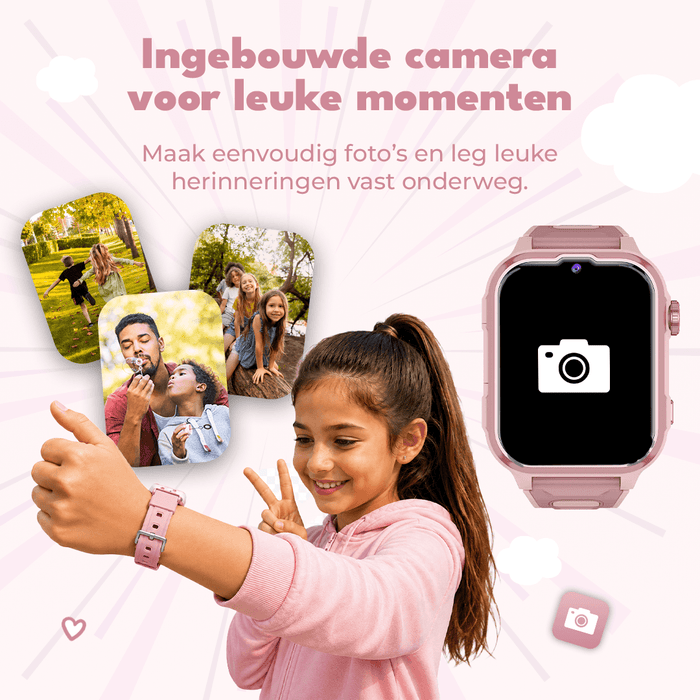 Denver Kindersmartwatch met GPS - Videobellen/SMS - SOS-knop - 4G - GPS Tracker - Simkaart - SWGL149