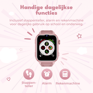 Denver Kindersmartwatch met GPS - Videobellen/SMS - SOS-knop - 4G - GPS Tracker - Simkaart - SWGL149