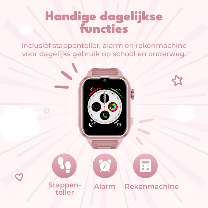 Denver Kindersmartwatch met GPS - Videobellen/SMS - SOS-knop - 4G - GPS Tracker - Simkaart - SWGL149