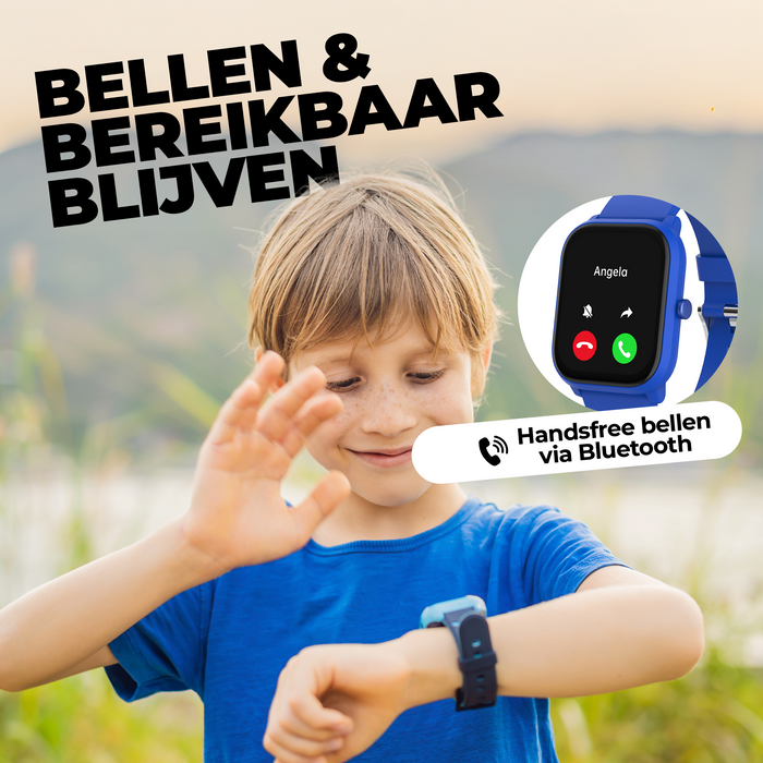 Denver Smartwatch Kinderen - Bellen/SMS/Whatsapp - Voor Android & iOS - Stappenteller - Slaapactiviteit - Hartslag, Bloeddrukmeter, Sportmodus - SWK120
