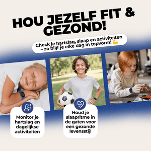 Denver Smartwatch Kinderen - Bellen/SMS/Whatsapp - Android & iOS - Stappenteller - Slaapactiviteit - Hartslag, Sportmodus - SWK120