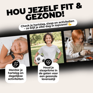 Denver Smartwatch Kinderen - Bellen/SMS/Whatsapp - Android & iOS - Stappenteller - Slaapactiviteit - Hartslag, Sportmodus - SWK120