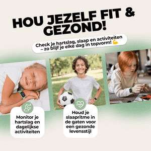 Denver Smartwatch Kinderen - Bellen/SMS/Whatsapp - Android & iOS - Stappenteller - Slaapactiviteit - Hartslag, Sportmodus - SWK120