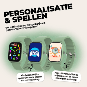 Denver Smartwatch Kinderen - Bellen/SMS/Whatsapp - Android & iOS - Stappenteller - Slaapactiviteit - Hartslag, Sportmodus - SWK120