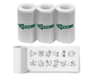 Denver Multipack Papierrollen en Stickerrollen voor kindercamera met printer en pocketprinter (22 rolletjes) - Denvershop