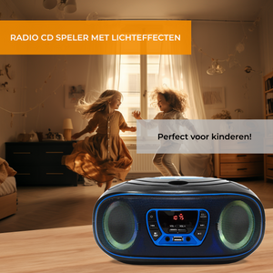 Denver kinderboombox · cd-speler, FM en lichteffecten