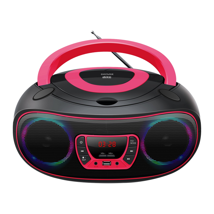 Denver kinderradio met cd-speler · lichteffecten · TCL212BT
