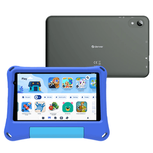 Denver Kindertablet - Android 16GMS – Ouderlijk Toezicht - 4GB RAM - 64GB - 8 Inch - Incl. Blauwe en Roze Hoes - TIO80115KBUP