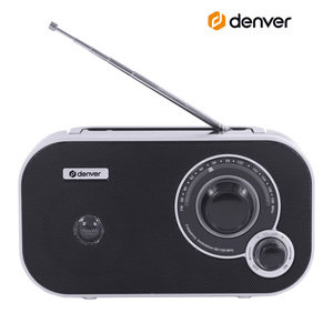 Denver FM Radio Retro - Noodradio / Noodpakket - Werkt op batterij of netstroom - Keukenradio - Draagbare Radio - TR51