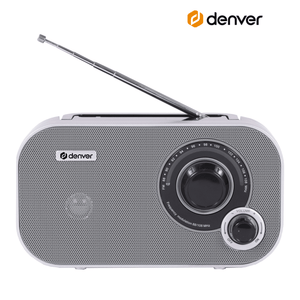 Denver FM Radio Retro - Noodradio / Noodpakket - Werkt op batterij of netstroom - Keukenradio - Draagbare Radio - TR51