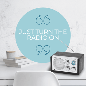 Denver radio retro · FM, AM, batterij of netstroom