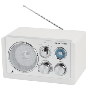 Denver radio retro · FM, AM, batterij of netstroom
