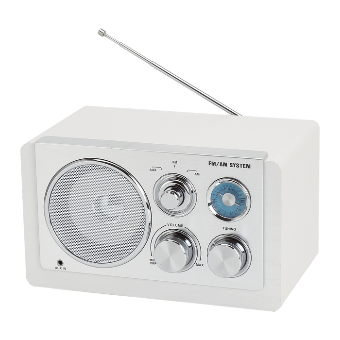Denver FM radio retro · AM, batterij of netstroom · TR63