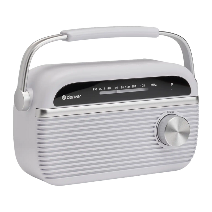 Denver FM radio retro · bluetooth, batterij of netstroom · TRB67