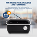 Denver FM Radio Retro - Noodradio / Noodpakket - Werkt op batterij of netstroom - Keukenradio - Draagbare Radio - TRB67
