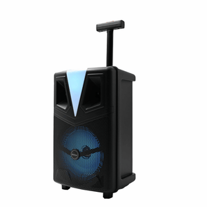 Denver Bluetooth Partyspeaker - Karaokemicrofoon - LED Discolamp - Trolley - TSP307 - Denvershop