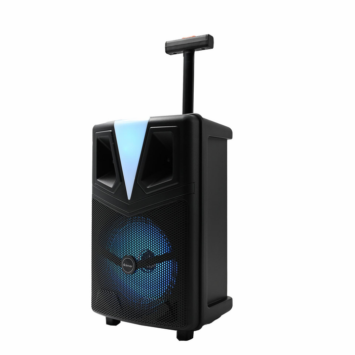 Denver Bluetooth Partyspeaker - Karaokemicrofoon - LED Discolamp - Trolley - TSP307
