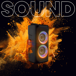 Denver Bluetooth Speaker Party Box - Discolichten - Partybox - Incl. Microfoon - Micro SD / USB / AUX - TSP353 - Denvershop