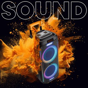 Denver Bluetooth Speaker Party Box - Discolichten - Partybox - Incl. Microfoon - Micro SD / USB / AUX - TSP456 - Denvershop
