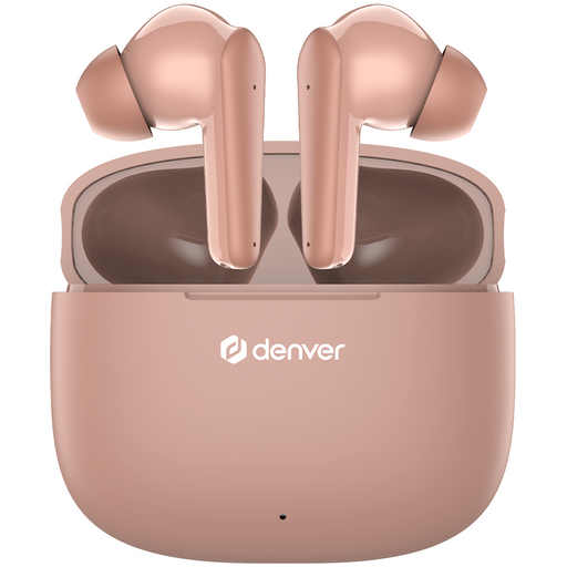 [Roze] - Denver Earbuds - Lichtgewicht Oordopjes - 6 uur luisteren - Bluetooth 5.3 - TWE48 - Denvershop