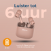 Denver Earbuds - Lichtgewicht Oordopjes - 6 uur luisteren - Bluetooth 5.3 - TWE48