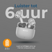 Denver Earbuds - Lichtgewicht Oordopjes - 6 uur luisteren - Bluetooth 5.3 - TWE48