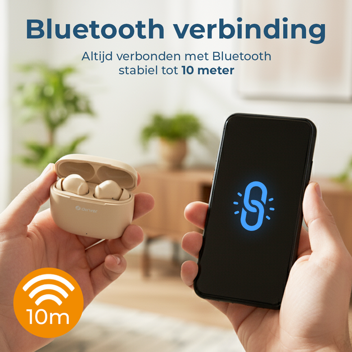 Denver Earbuds - Lichtgewicht Oordopjes - 6 uur luisteren - Bluetooth 5.3 - TWE48