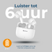 Denver Earbuds - Lichtgewicht Oordopjes - 6 uur luisteren - Bluetooth 5.3 - TWE48