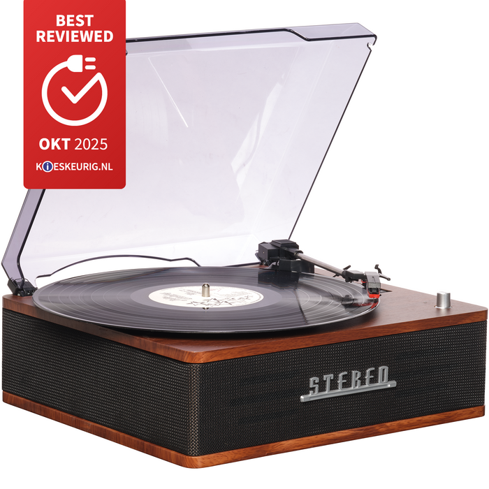 Denver Platenspeler - Ingebouwde speakers - Retro - Auto stop - VPB262 - Denvershop