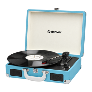 Denver kofferplatenspeler met speakers · opnemen via USB · VPL120