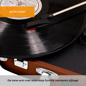 Denver Platenspeler - Ingebouwde Speakers - Incl. PC Software - Auto-stop - Retro - VPL120