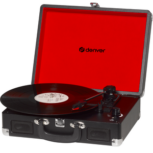 Denver Platenspeler - Ingebouwde Speakers - Incl. PC Software - Auto-stop - Retro - VPL120